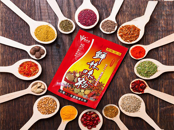 水平给袋式深夜网站在线播放适应各类调味粉料产品的自动定量称重包装